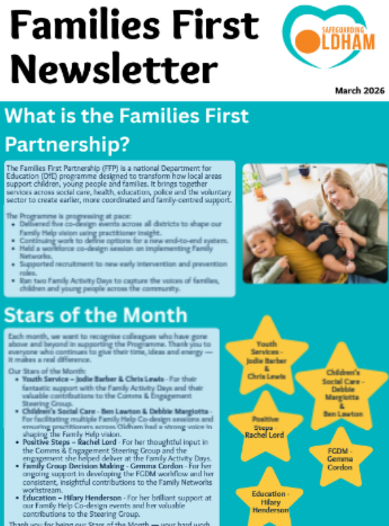Oldham Families First Partnership Newsletter